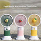 Fresh Breeze Moe Handheld Electric Fan – Cute Fruit Design Portable Mini Desk Fan