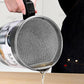 Oil Fryer Cookerwith Stainless Steel Fine Mesh With Lid Food Grade Iron Cooking Oil Filter Machine With Handle For Kitchen..